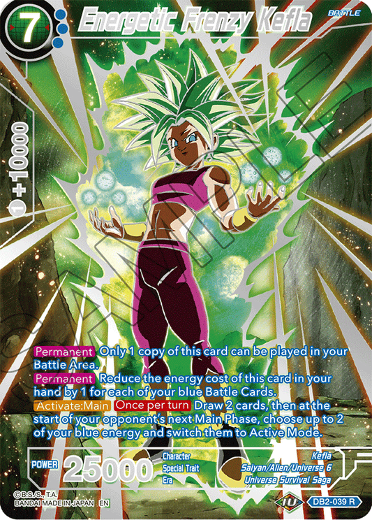 Energetic Frenzy Kefla - Collector's Selection Vol. 2 - Promo - DB2-039