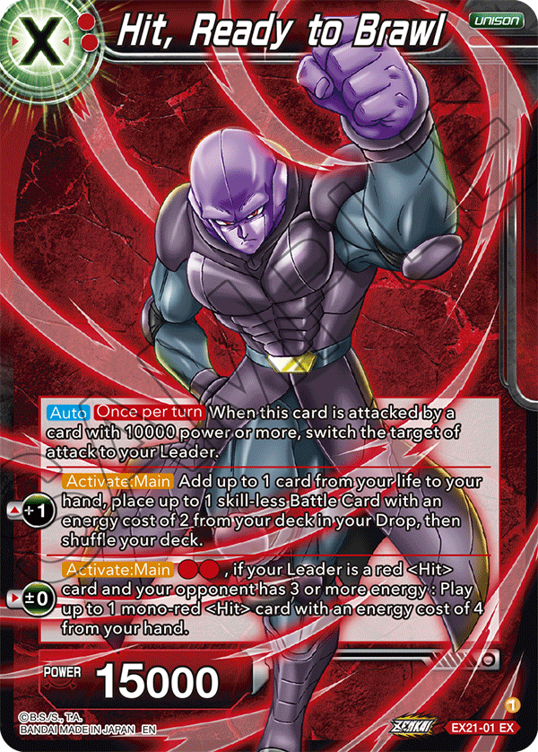 Hit, Ready to Brawl - 5th Anniversary Set - Expansion Rare - EX21-01