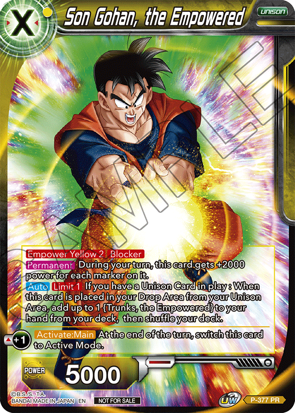 Son Gohan, the Empowered - Promotion Cards - Promo - P-377