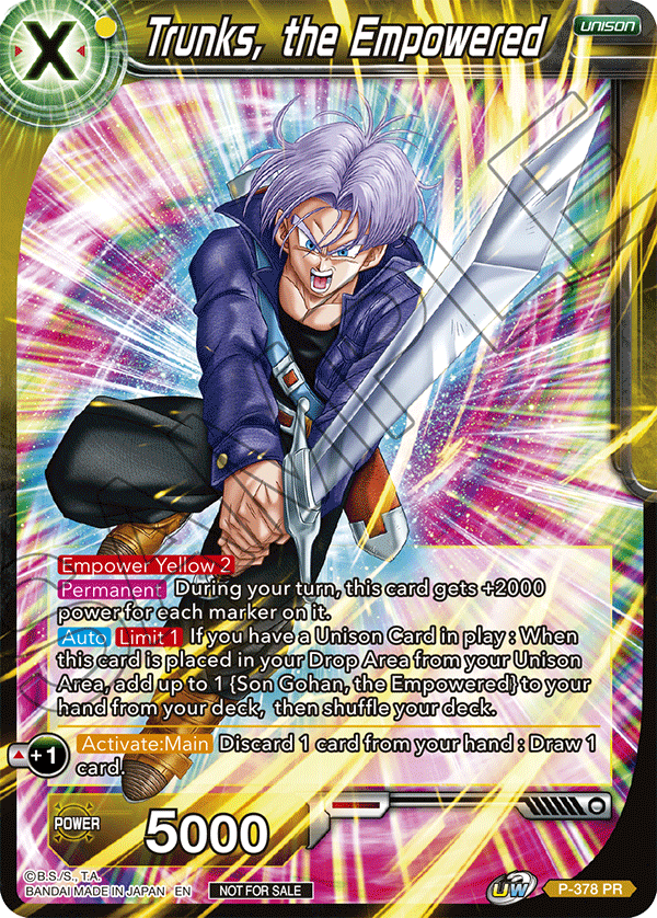 Trunks, the Empowered - Promotion Cards - Promo - P-378