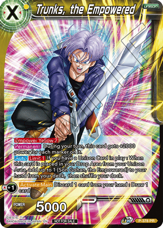 Trunks, the Empowered - Promotion Cards - Promo - P-378