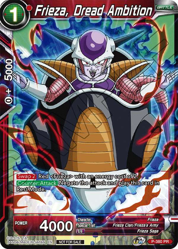 Frieza, Dread Ambition (Tournament Pack Vol. 8) - Tournament Promotion Cards - Promo - P-380