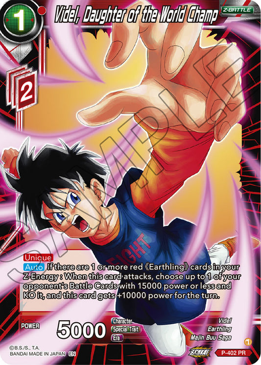 Videl, Daughter of the World Champ - Promotion Cards - Promo - P-402