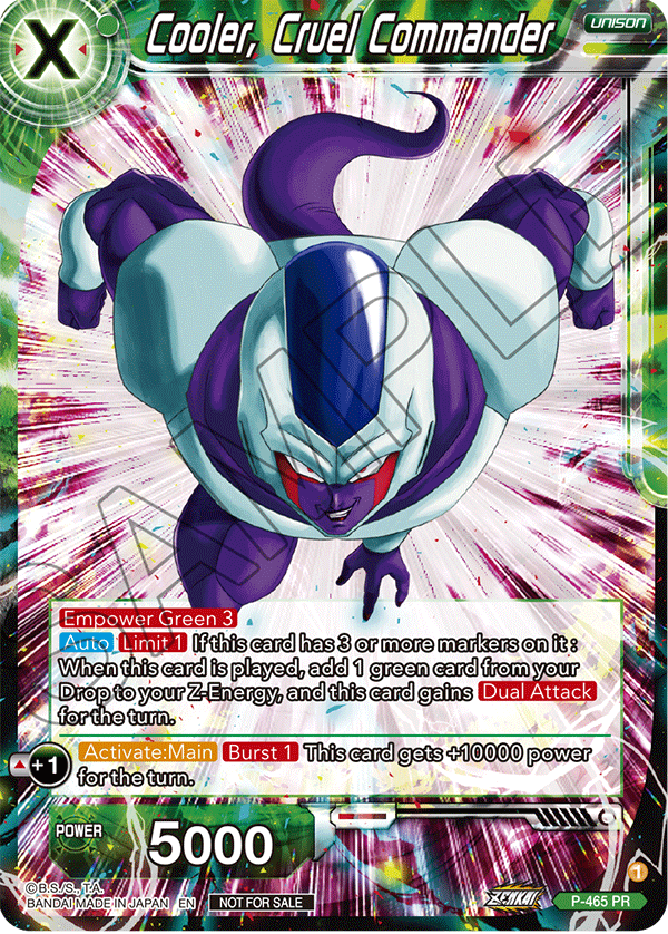 Cooler, Cruel Commander (Z03 Dash Pack) - Promotion Cards - Promo - P-465