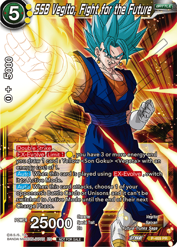 SSB Vegito, Fight for the Future (Z03 Dash Pack) - Promotion Cards - Promo - P-469