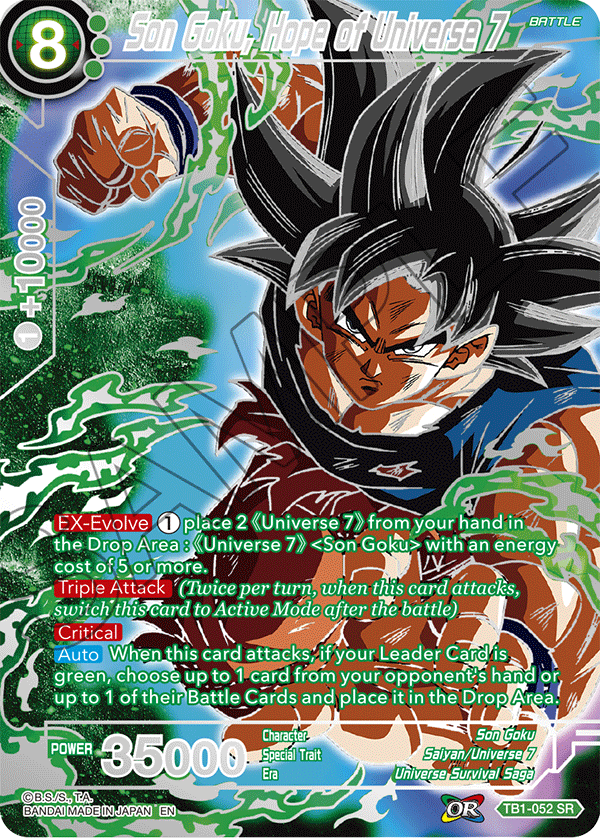 Son Goku, Hope of Universe 7 - Collector's Selection Vol. 2 - Promo - TB1-052