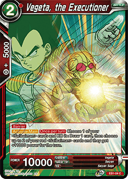 Vegeta, the Executioner - Battle Evolution Booster - Common - EB1-04