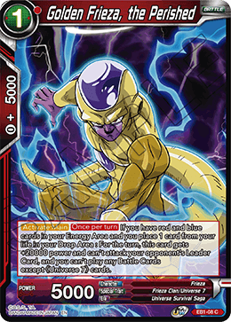 Golden Frieza, the Perished - Battle Evolution Booster - Common - EB1-08