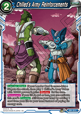 Chilled's Army Reinforcements - Battle Evolution Booster - Common - EB1-22