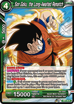 Son Goku, the Long-Awaited Rematch (Revision) - 5th Anniversary Set - Rare - EB1-26