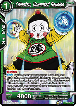 Chiaotzu, Unwanted Reunion - Battle Evolution Booster - Common - EB1-28