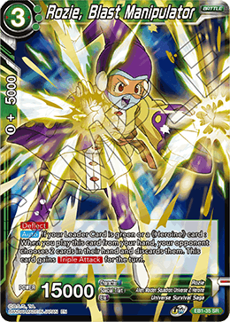 Rozie, Blast Manipulator - Battle Evolution Booster - Super Rare - EB1-35