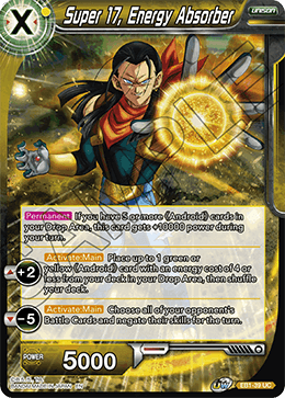 Super 17, Energy Absorber - Battle Evolution Booster - Uncommon - EB1-39