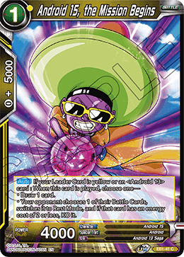 Android 15, the Mission Begins - Battle Evolution Booster - Common - EB1-41