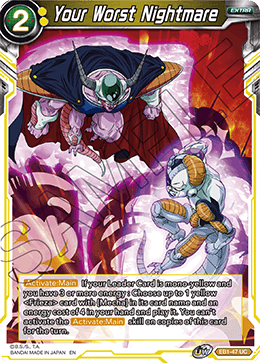 Your Worst Nightmare - Battle Evolution Booster - Uncommon - EB1-47