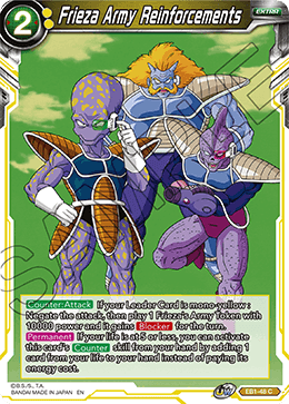 Frieza Army Reinforcements - Battle Evolution Booster - Common - EB1-48