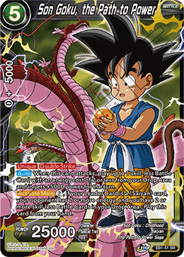 Son Goku, the Path to Power - Battle Evolution Booster - Super Rare - EB1-51