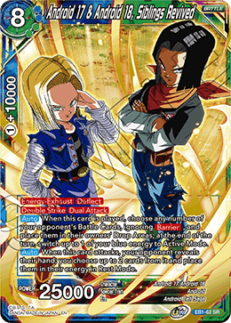 Android 17 & Android 18, Siblings Revived - Battle Evolution Booster - Super Rare - EB1-62