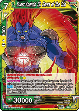 Super Android 13, Cores of the Trio - Battle Evolution Booster - Rare - EB1-65
