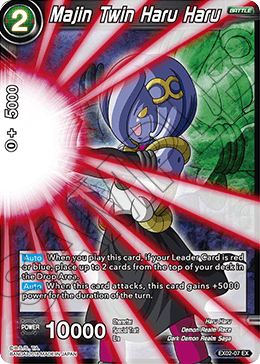 Majin Twin Haru Haru (Foil) - Expansion Deck Box Set 02: Dark Demon's Villains - Expansion Rare - EX02-07