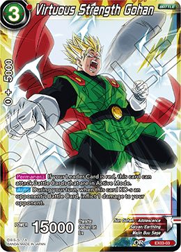 Virtuous Strength Gohan - Expansion Deck Box Set 03: Ultimate Box - Expansion Rare - EX03-03