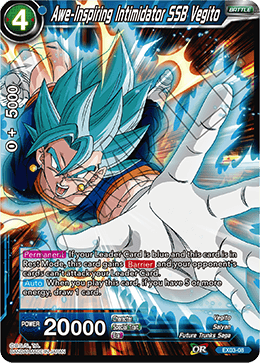 Awe-Inspiring Intimidator SSB Vegito - Expansion Deck Box Set 03: Ultimate Box - Expansion Rare - EX03-08