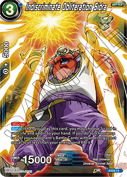 Indiscriminate Obliteration Sidra - Expansion Deck Box Set 03: Ultimate Box - Expansion Rare - EX03-12