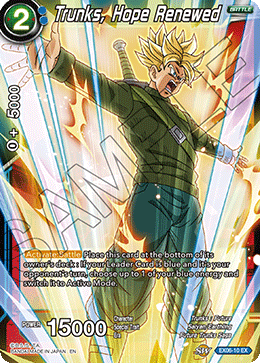 Trunks, Hope Renewed - Special Anniversary Set - Expansion Rare - EX06-10