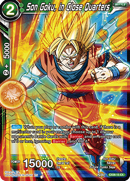 Son Goku, in Close Quarters - Special Anniversary Set - Expansion Rare - EX06-15
