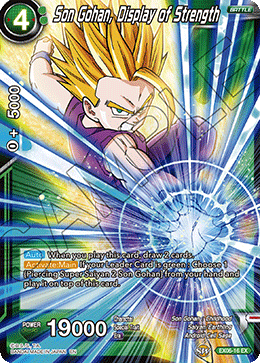 Son Gohan, Display of Strength - Special Anniversary Set - Expansion Rare - EX06-16
