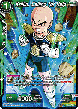 Krillin, Calling for Help - Special Anniversary Set - Expansion Rare - EX06-17