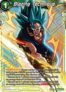 Blazing Technique - Special Anniversary Set - Expansion Rare - EX06-21