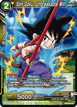 Son Goku, Unbreakable Will - Special Anniversary Set - Expansion Rare - EX06-23