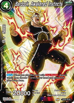 Bardock, Awakened Instincts - Special Anniversary Set - Expansion Rare - EX06-30