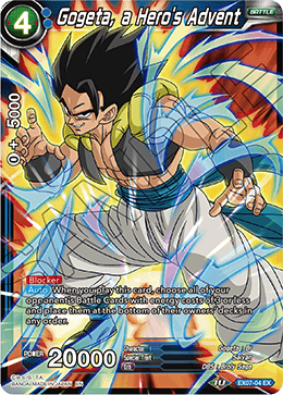Gogeta, a Hero's Advent - Expansion Deck Box Set 07: Magnificent Collection - Fusion Hero - Expansion Rare - EX07-04