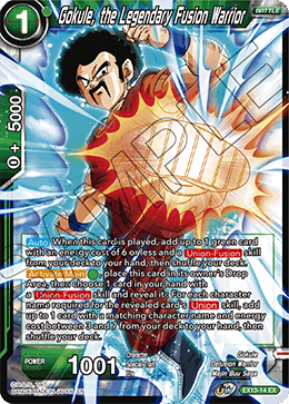 Gokule, the Legendary Fusion Warrior - Special Anniversary Set 2020 - Expansion Rare - EX13-14