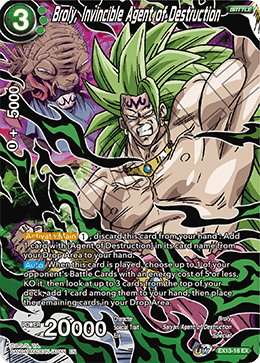 Broly, Invincible Agent of Destruction - Special Anniversary Set 2020 - Expansion Rare - EX13-18