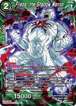 Frieza, the Shadow Warrior - Expansion Deck Box Set 16: Ultimate Deck - Expansion Rare - EX16-06