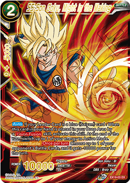 SS Son Goku, Might in the Making - Special Anniversary Set 2021 - Expansion Rare - EX19-03