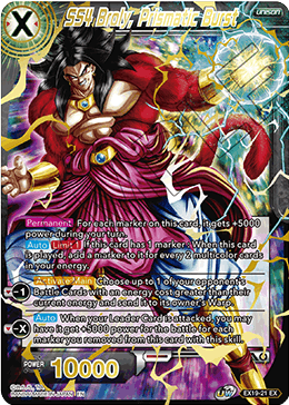 SS4 Broly, Prismatic Burst - Special Anniversary Set 2021 - Expansion Rare - EX19-21