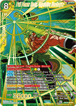 Full Power Broly, Impulsive Destroyer - Special Anniversary Set 2021 - Expansion Rare - EX19-30