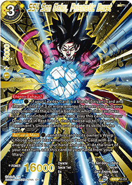 SS4 Son Goku, Prismatic Burst - Special Anniversary Set 2021 - Expansion Rare - EX19-35
