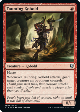 Taunting Kobold - Commander Legends: Battle for Baldur's Gate - U - 199