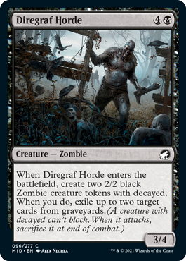 Diregraf Horde - Innistrad: Midnight Hunt - C - 96