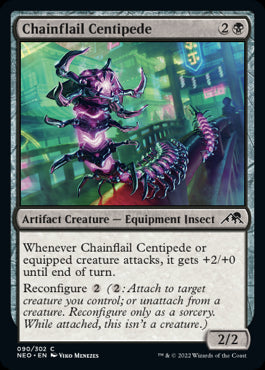 Chainflail Centipede - Kamigawa: Neon Dynasty - C - 90