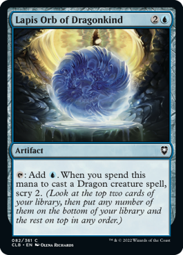Lapis Orb of Dragonkind - Commander Legends: Battle for Baldur's Gate - C - 82