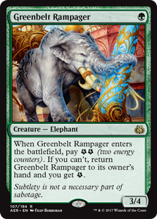 Greenbelt Rampager - Aether Revolt - R - 107