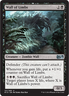 Wall of Limbs - Magic 2015 (M15) - U - 121
