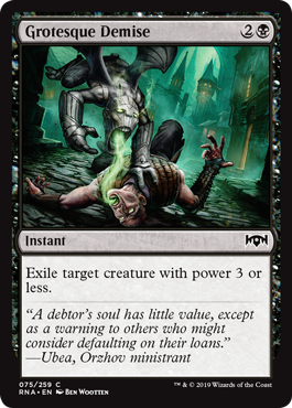 Grotesque Demise - Ravnica Allegiance - C - 75