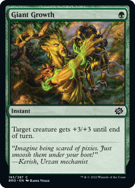Giant Growth - The Brothers' War - C - 183